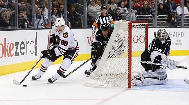 Patrick Kane vs. the Los Angeles Kings